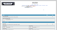 Desktop Screenshot of jamesmazes.com